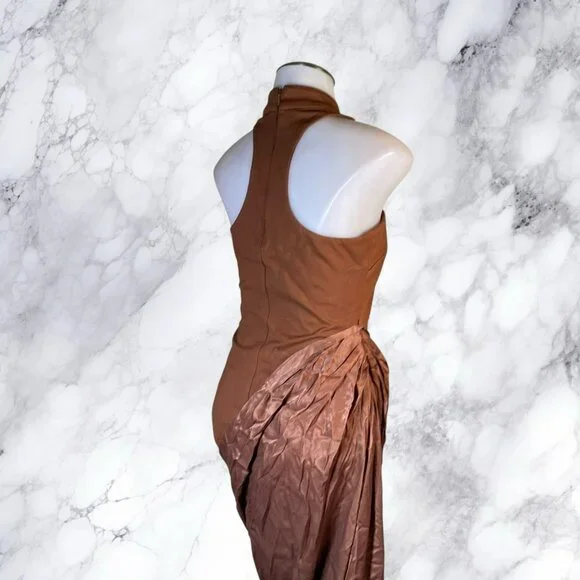 estrella maxi dress in nutshell brown Camila Coelho Estrella Maxi Dress Nutshell Brown Size XS / AU 6